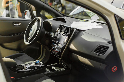 Intérieur voiture moderne